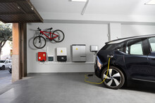 Particular Electric Vehicle Charging Station At Home.