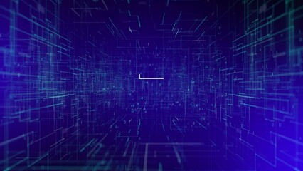 Aufkleber - padlock icon cyber security, digital big data network protection, future blockchain technology netwo