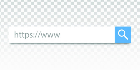 Poster - Search www vector icon. Search www Bar for Ui.