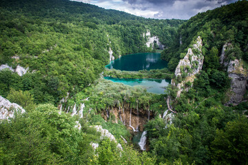 Wall Mural - Plitvice National Park in Croatia, Europe. Beauty of nature concept background.