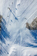 Aerial view (drone) of Vasilitsa Ski Center, Grevena, West Macedonia, Greece.