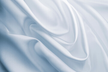 White satin silk, elegant fabric for backgrounds