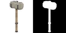 3D Rendering Illustration Of A Sledgehammer