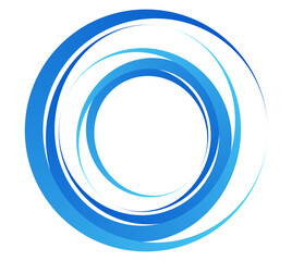 Aufkleber - Geometric and abstract circle, circular vector design element.