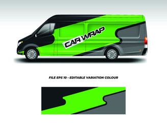 Van Wrap Design Vector Print