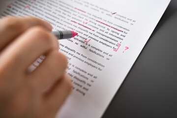 Aufkleber - Editing Essay Content On Paper