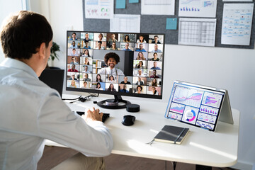 Poster - Online Video Conference Virtual Meeting