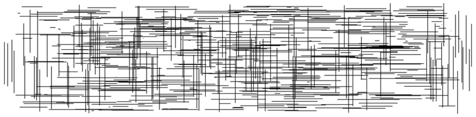 Poster - Grid, mesh of random lines. Reticle, grating, crosshatch pattern, texture. Intersecting lines
