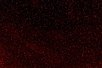red starry night sky background. red galaxy space illustration background. night sky with stars. new