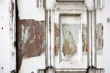 Old Door With Peeling Paint