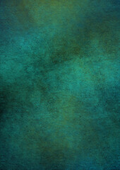 blue gradient on the wall, green texture background, grass texture