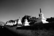 チベット・カム地方 理塘(リタン)ゴンパに建つ仏塔