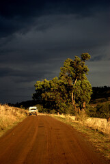 Poster - road in the countryside