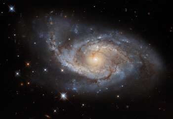 Wall Mural - esa/hubble: sail of stars. the spiral arms of the galaxy ngc 3318.