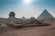 Great pyramids of Giza. Ancient Egypt