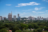 Fototapeta Miasto - Paisagem urbana da Praça Por do Sol na cidade de São Paulo