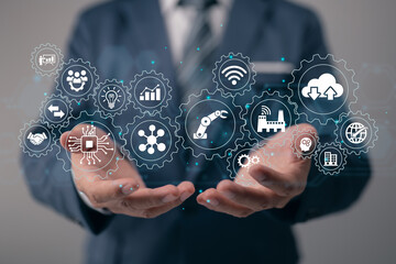 Poster - System for robotic process automation (RPA) and artificial intelligence (AI).