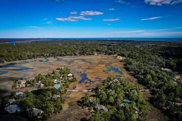 Coastal Wetlands on Hilton Head Island South Carolina