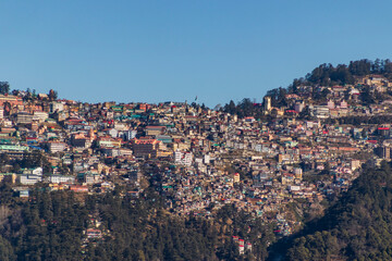 Wall Mural - Panoramic view of Shimla, Himachal