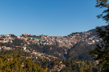 Wall Mural - Panoramic view of Shimla, Himachal