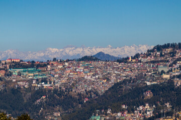 Wall Mural - Panoramic view of Shimla, Himachal