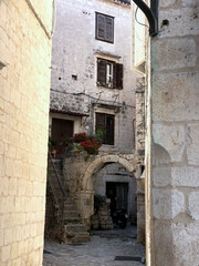 Wall Mural - narrow street in the town