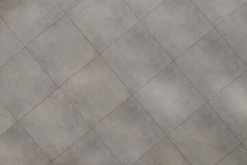 stone and ceramic floor tiles texture, view from above