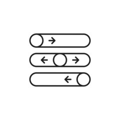 Poster - Settings icon. High quality black vector illustration.