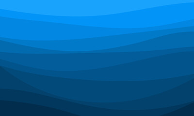 Wall Mural - Abstract blue wave background. Gradient layer.