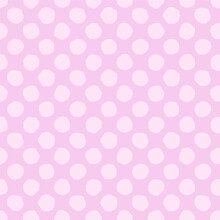 手描きラフ水玉【大】の背景素材(ピンク)