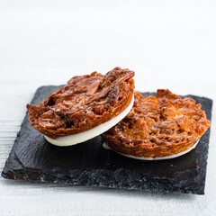 Poster - Oat cookies with pecan nut