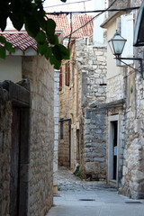 Wall Mural - street in the town