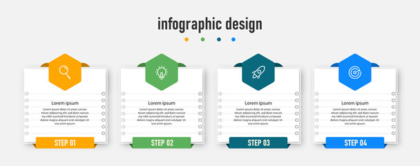 Creative concept for infographic element,Can be used for info graphics, flow charts, presentations, web sites, banners, label template with icons. 4 options or steps.