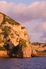 Poster - Posillipo Rocky cliff, coastline in Naples, Italy