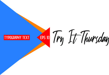 Sticker - Lettering Design Try It Thursday