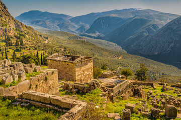 Wall Mural - Delphi Sanctuary, Phocis, Greece