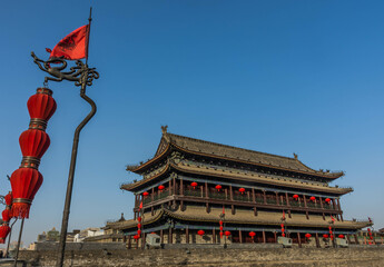 Wall Mural - Amazing landmark in the historical city of Xi'An, ancient capital of China