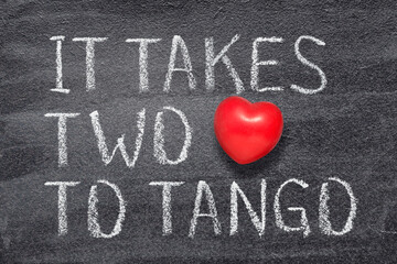 Wall Mural - take two two tango heart