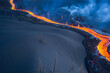 © AmazingAerialAgency - Aerial view of Cumbre Vieja volcano during an eruption with magma and lava in La Palma island, Canary Islands, Spain.