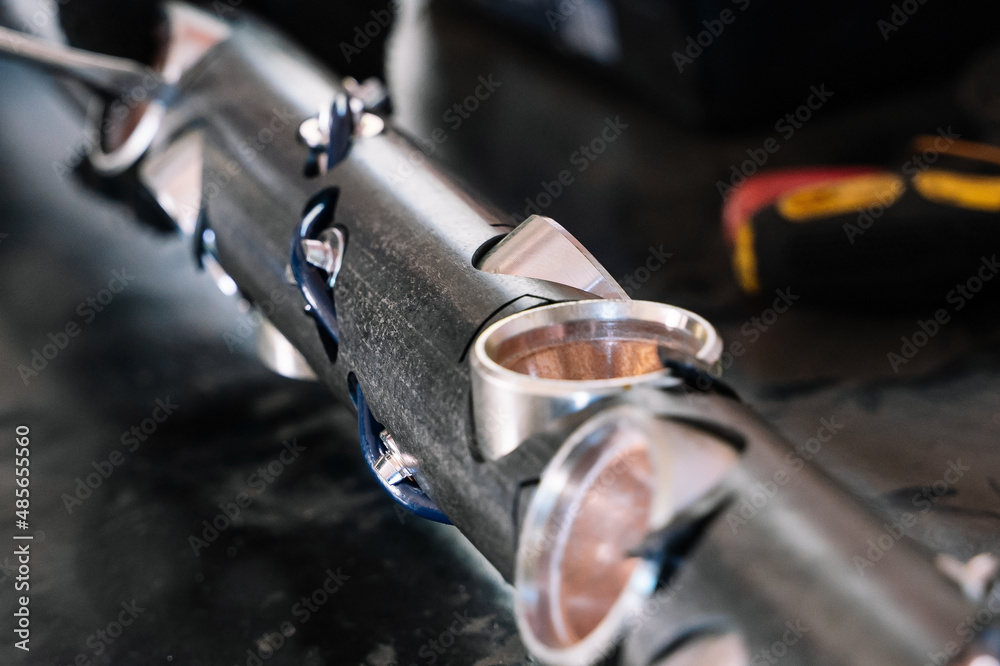 The shape charge loaded in gun and conveyed in hole on wireline to ...