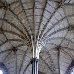 Detail in Westminster Abbey ornaments 