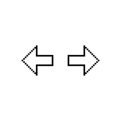 Poster - arrow  pixel art icon vector 8 bit game 