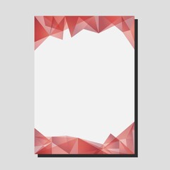 Poster - Illustration of a broken glass background vector design suitable for any purpose related to a simple and elegant background 