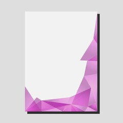 Poster - Illustration of a broken glass background vector design suitable for any purpose related to a simple and elegant background 