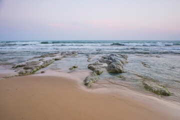 Wall Mural - Scala dei Turchi Beach at sunset, Realmonte, Agrigento, Sicily, Italy, Europe