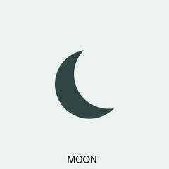 moon and stars vector icon illustration sign