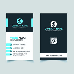 Wall Mural - Vertical Business Card Vector Design 