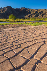 Wall Mural - Landscape near San Juan, in the San Juan Province of Argentina, South America