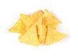 © Patcharee - mexican nachos chips on white background