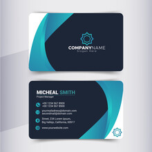 Business Card Template Corporate Brand Identity Design